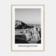 Hoggar Mountains Portrait B&W Poster