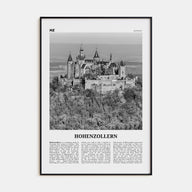 Hohenzollern Travel B&W Poster