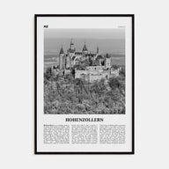 Hohenzollern Travel B&W Poster