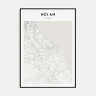 Hoi An Map Portrait Poster