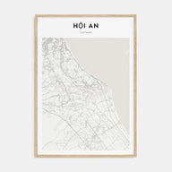 Hoi An Map Portrait Poster