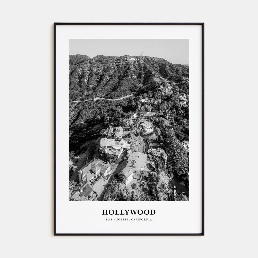 Hollywood Portrait B&W Poster