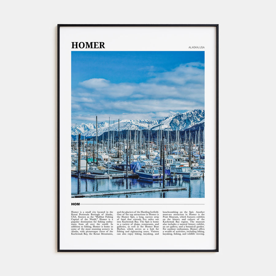 Homer Travel Color Poster