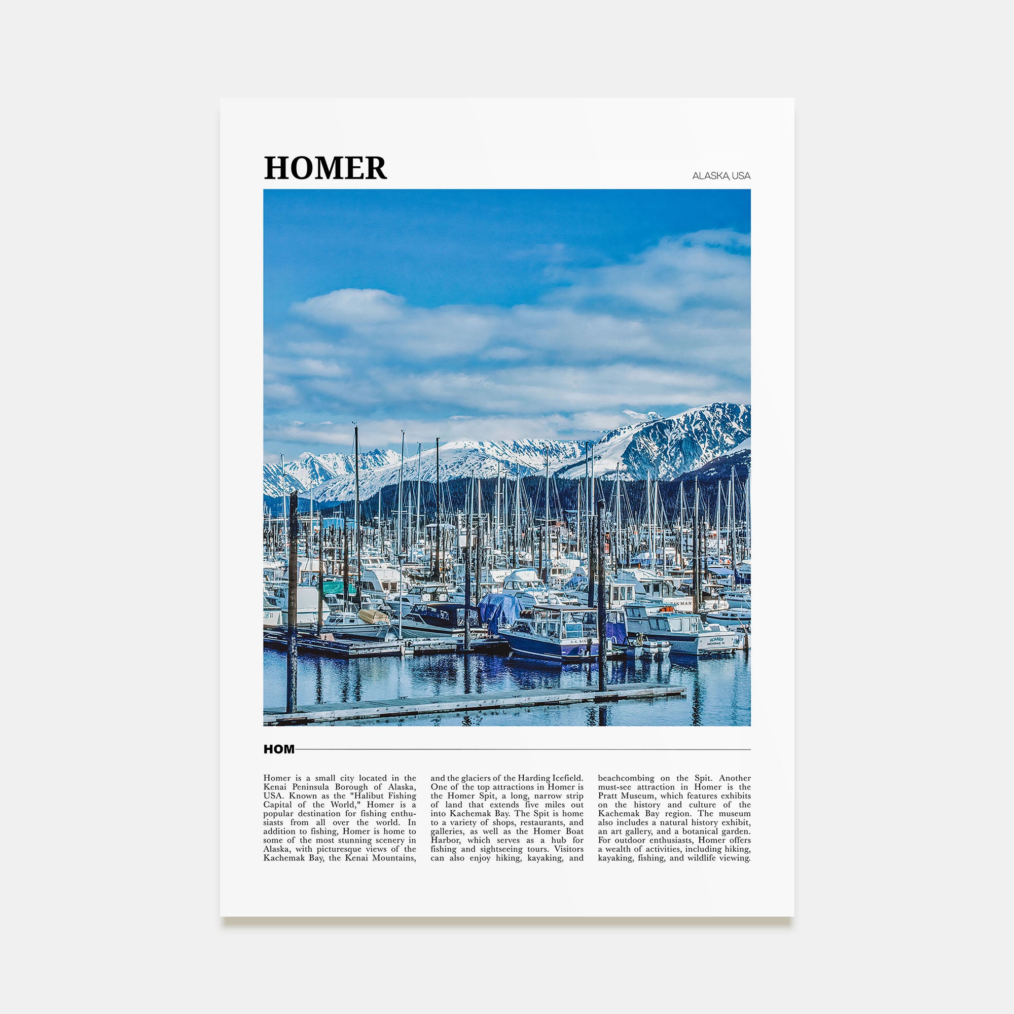 Homer Travel Color Poster