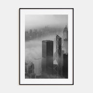 Hong Kong Photo B&W No 2 Poster