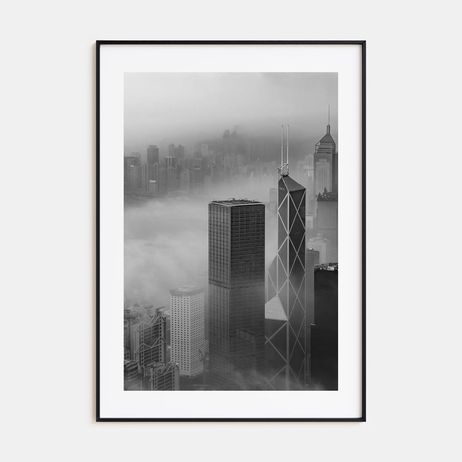 Hong Kong Photo B&W No 2 Poster