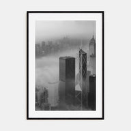 Hong Kong Photo B&W No 2 Poster