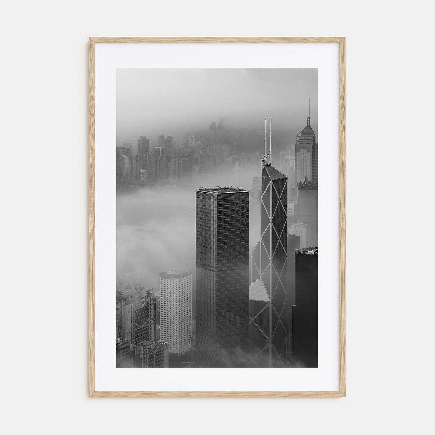 Hong Kong Photo B&W No 2 Poster