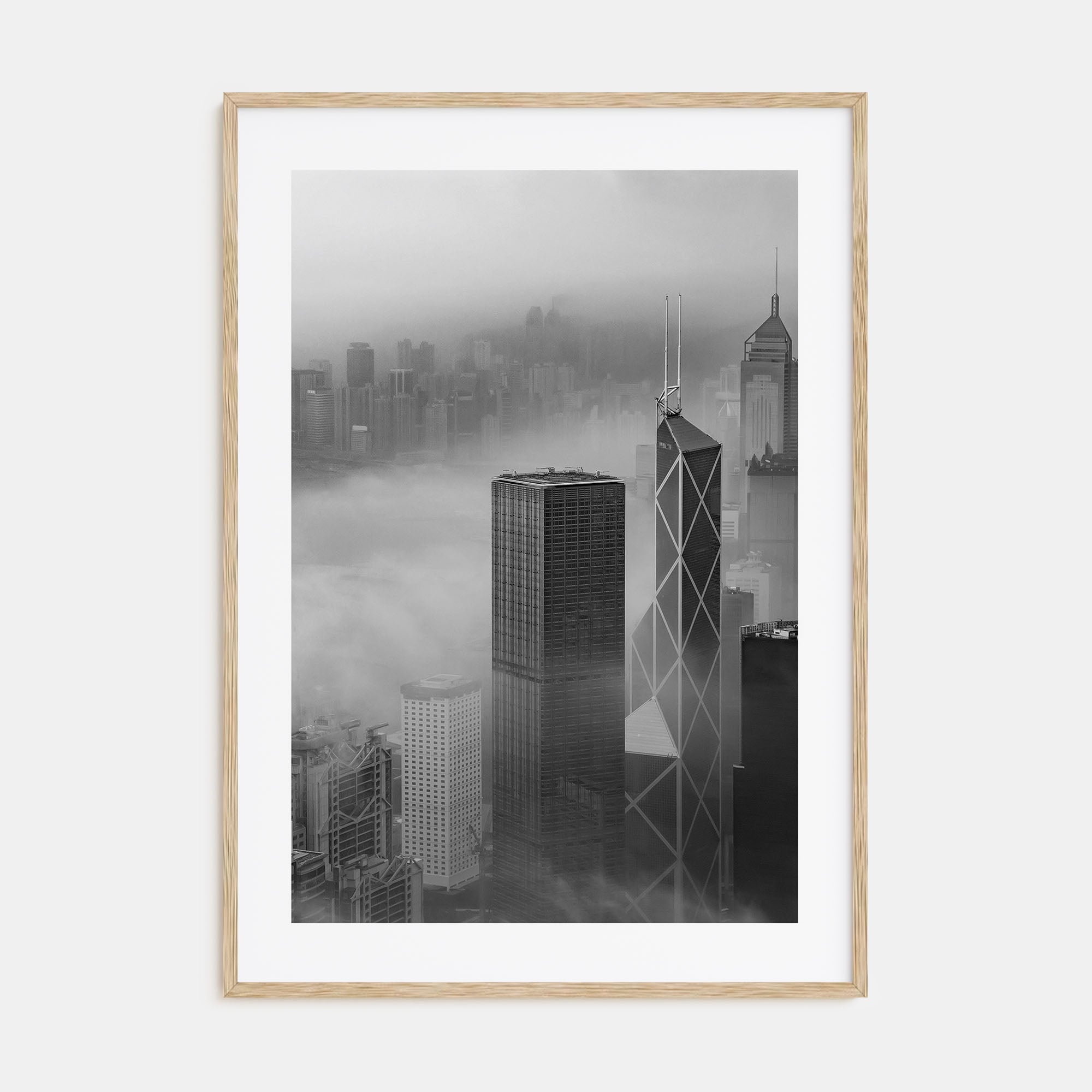Hong Kong Photo B&W No 2 Poster