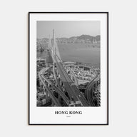 Hong Kong Portrait B&W No 1 Poster