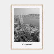 Hong Kong Portrait B&W No 1 Poster