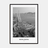 Hong Kong Portrait B&W No 1 Poster