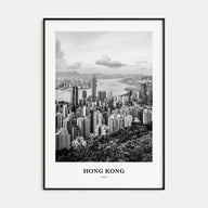 Hong Kong Portrait B&W No 2 Poster