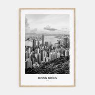 Hong Kong Portrait B&W No 2 Poster