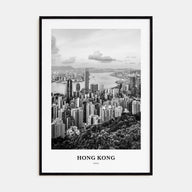 Hong Kong Portrait B&W No 2 Poster