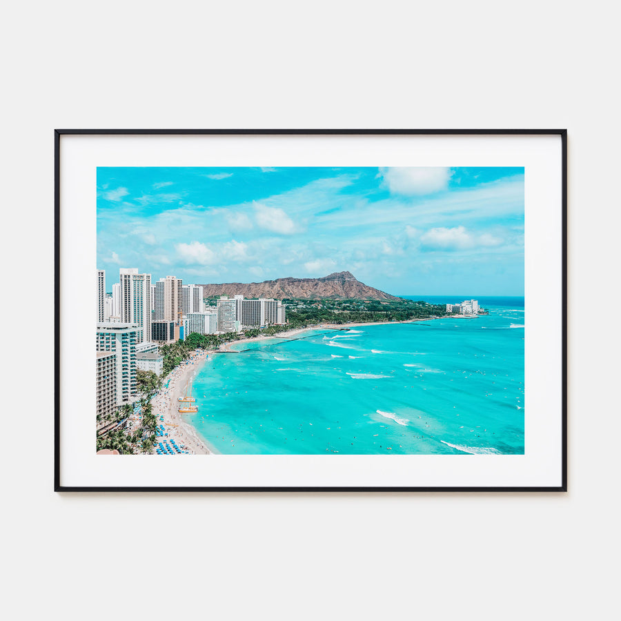 Honolulu Landscape Color Poster