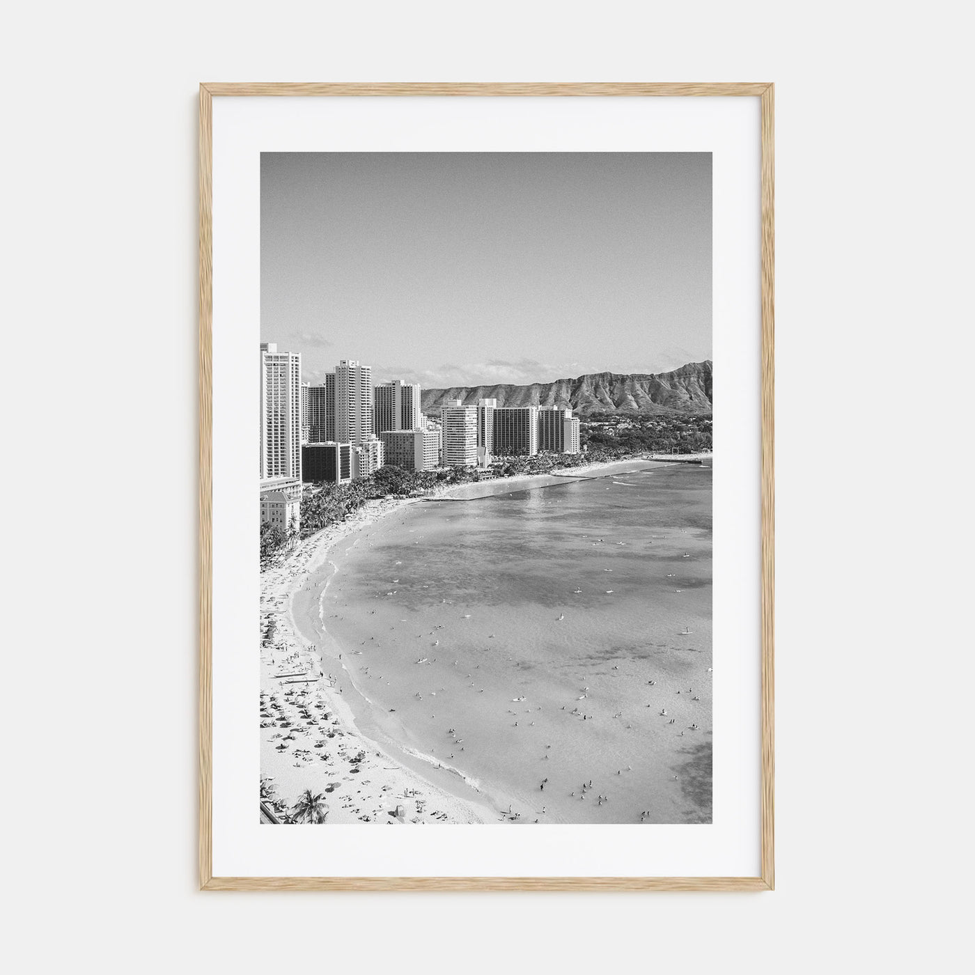 Honolulu Photo B&W No 1 Poster