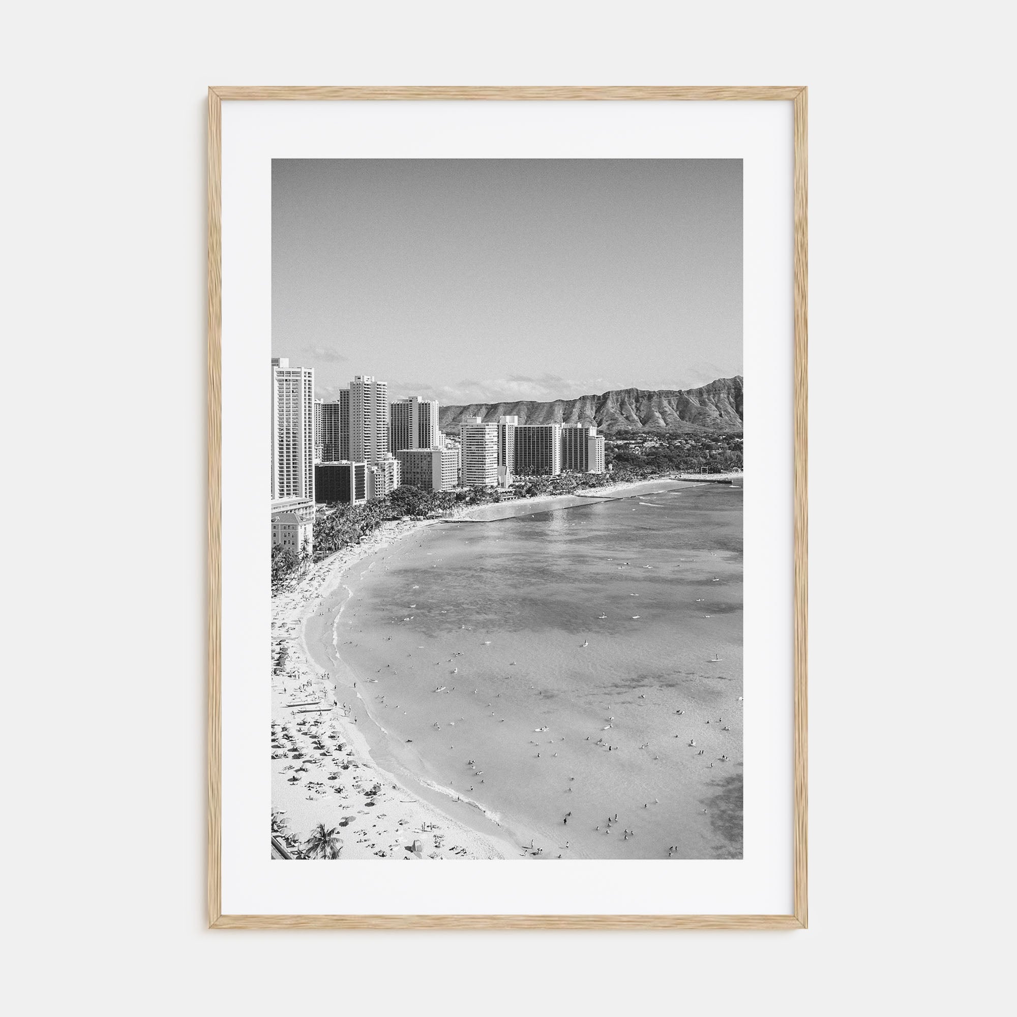 Honolulu Photo B&W No 1 Poster