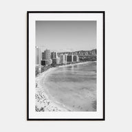 Honolulu Photo B&W No 1 Poster