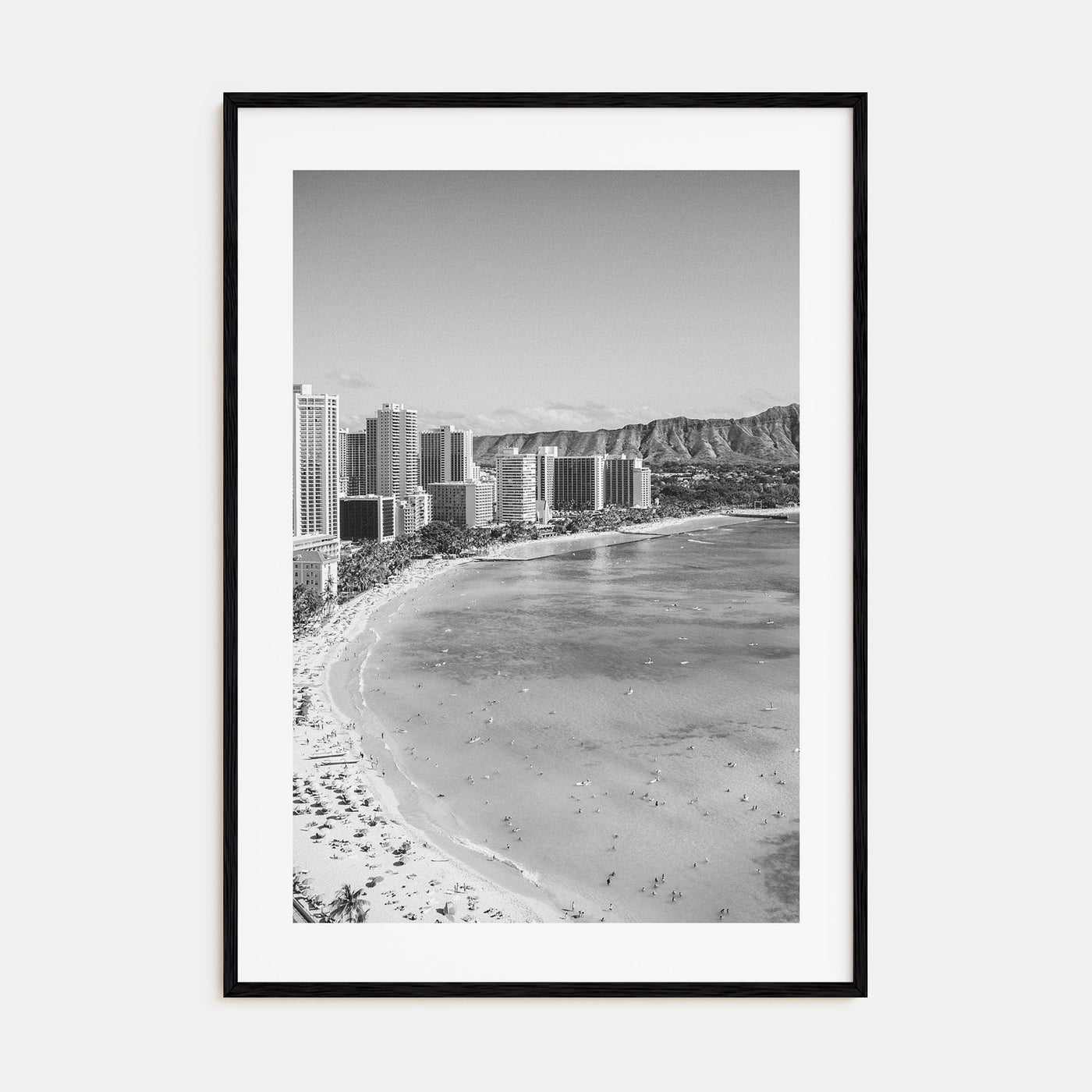 Honolulu Photo B&W No 1 Poster
