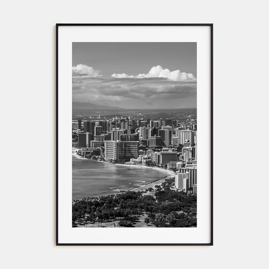 Honolulu Photo B&W No 2 Poster