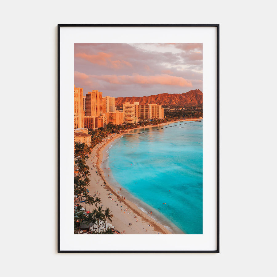 Honolulu Photo Color Poster