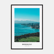 Honolulu Portrait Color Poster