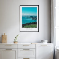 Honolulu Portrait Color Poster