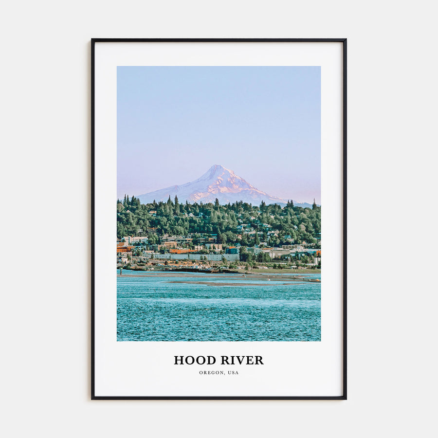Hood River Portrait Color Poster