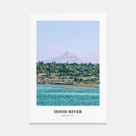 Hood River Portrait Color Poster