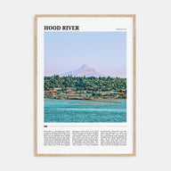Hood River Travel Color Poster