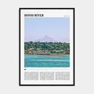 Hood River Travel Color Poster