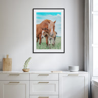 Horse Photo Color No 2 Poster