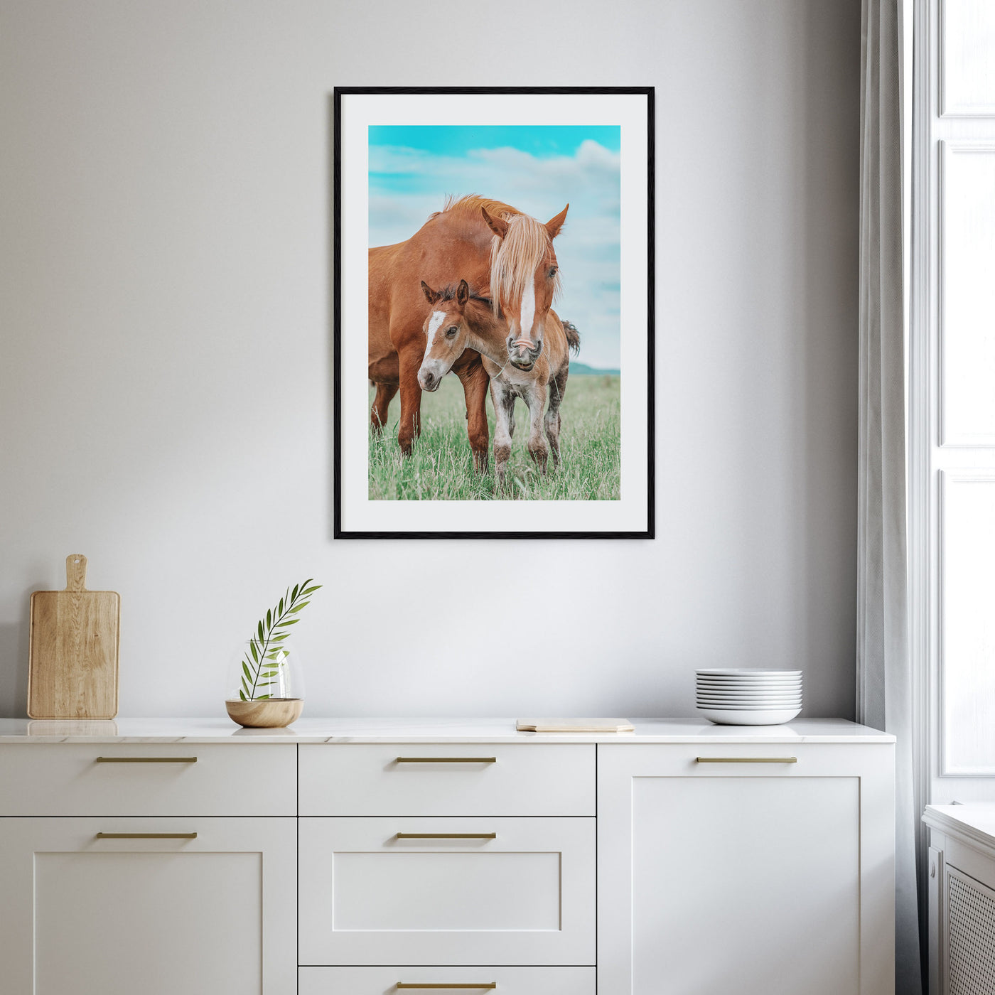 Horse Photo Color No 2 Poster