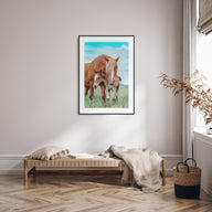 Horse Photo Color No 2 Poster