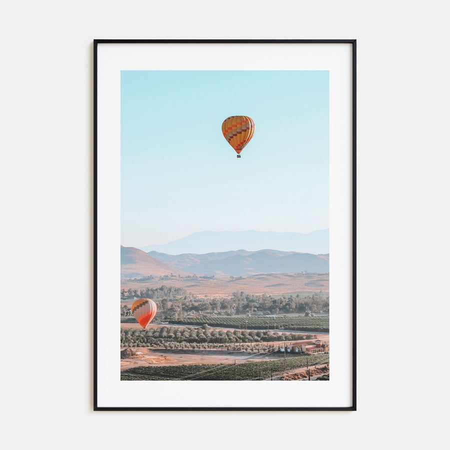 Hot Air Balloon Photo Color No 2 Poster