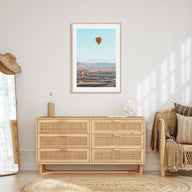 Hot Air Balloon Photo Color No 2 Poster