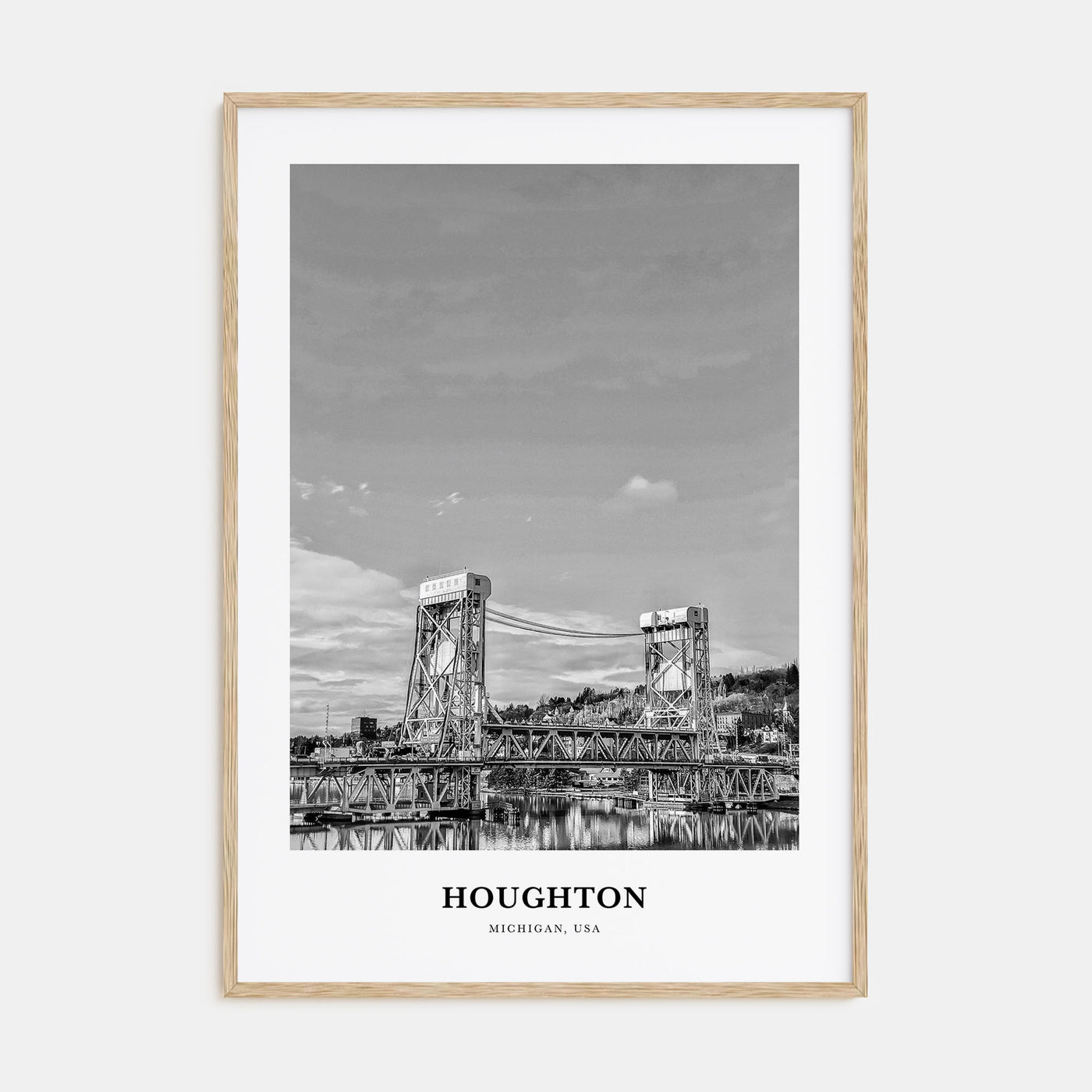 Houghton Portrait B&W Poster