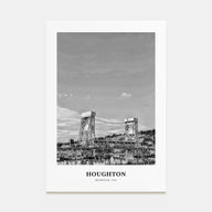 Houghton Portrait B&W Poster