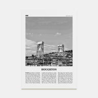 Houghton Travel B&W Poster