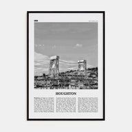 Houghton Travel B&W Poster
