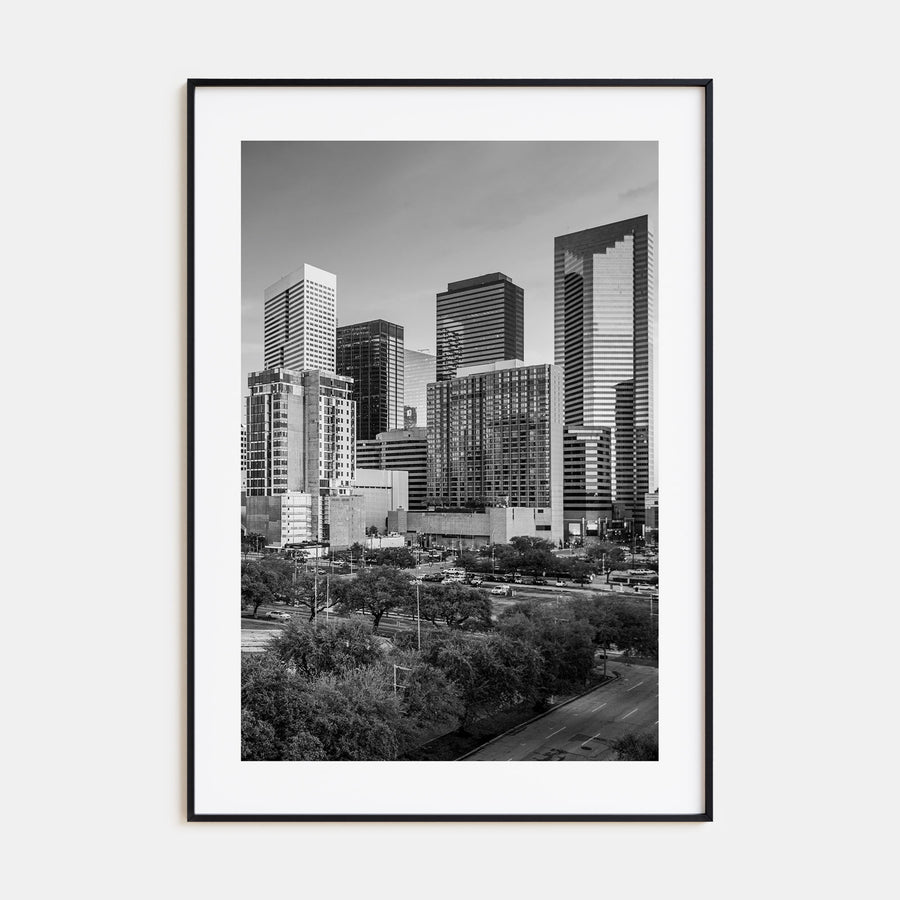 Houston Photo B&W No 1 Poster