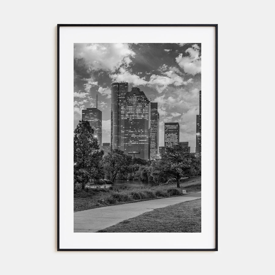 Houston Photo B&W No 2 Poster