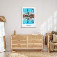 Houston Portrait Color No 2 Poster