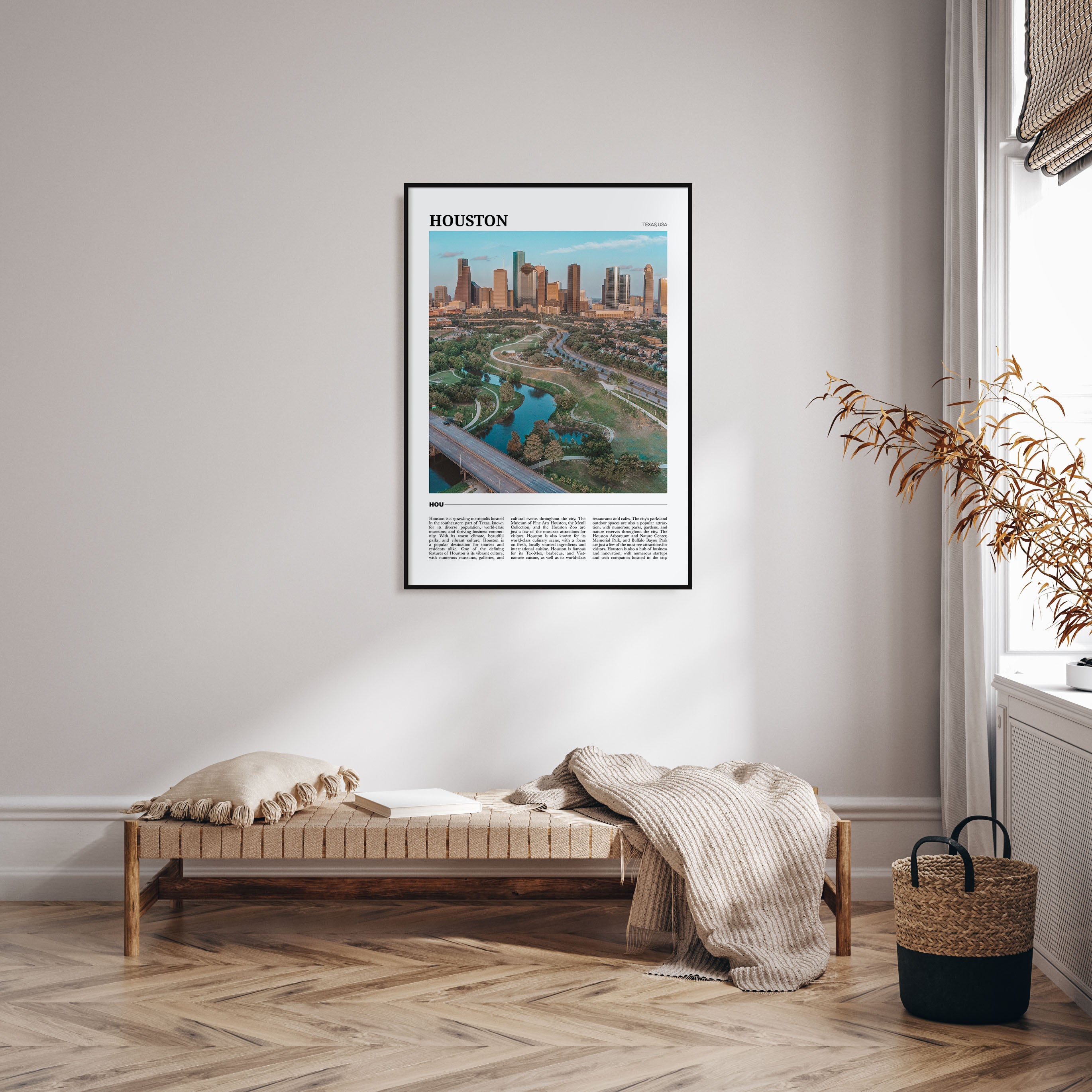 Houston Travel Color No 1 Poster