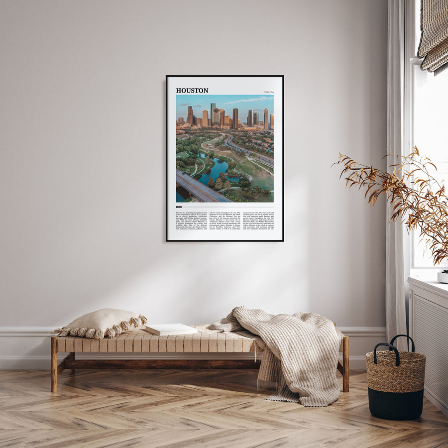 Houston Travel Color No 1 Poster