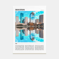 Houston Travel Color No 2 Poster