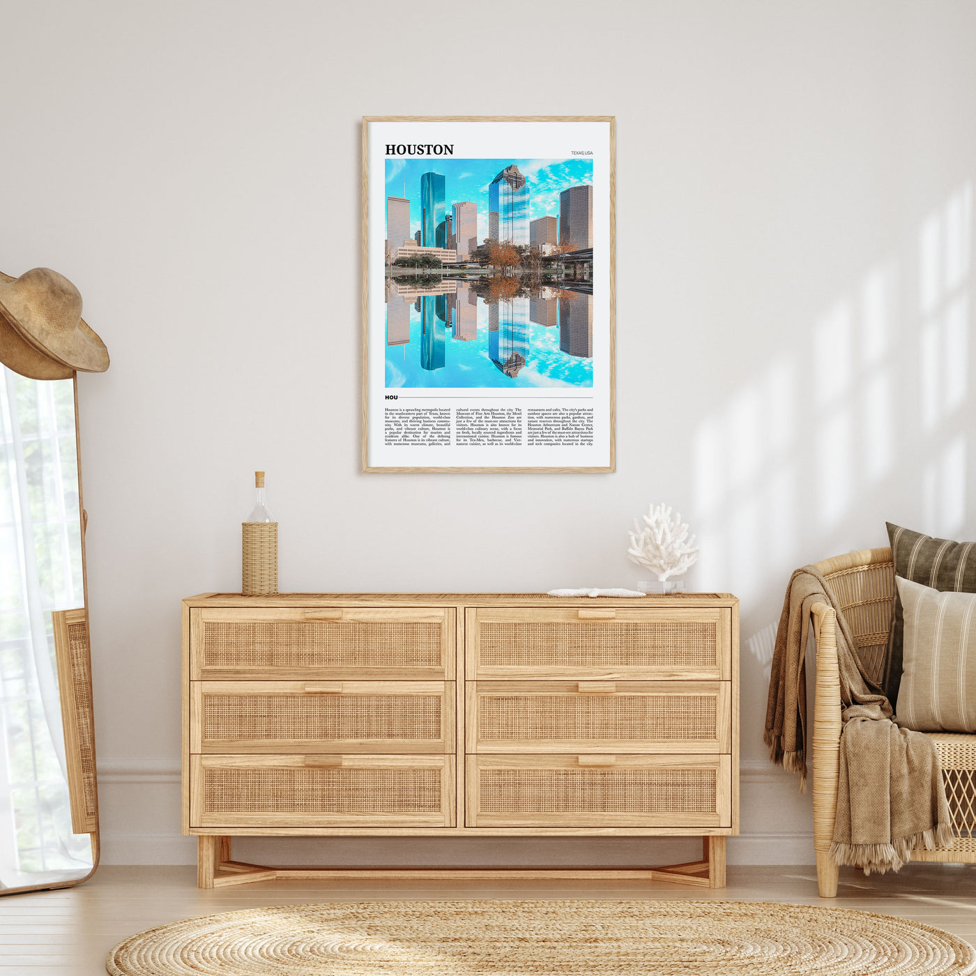 Houston Travel Color No 2 Poster