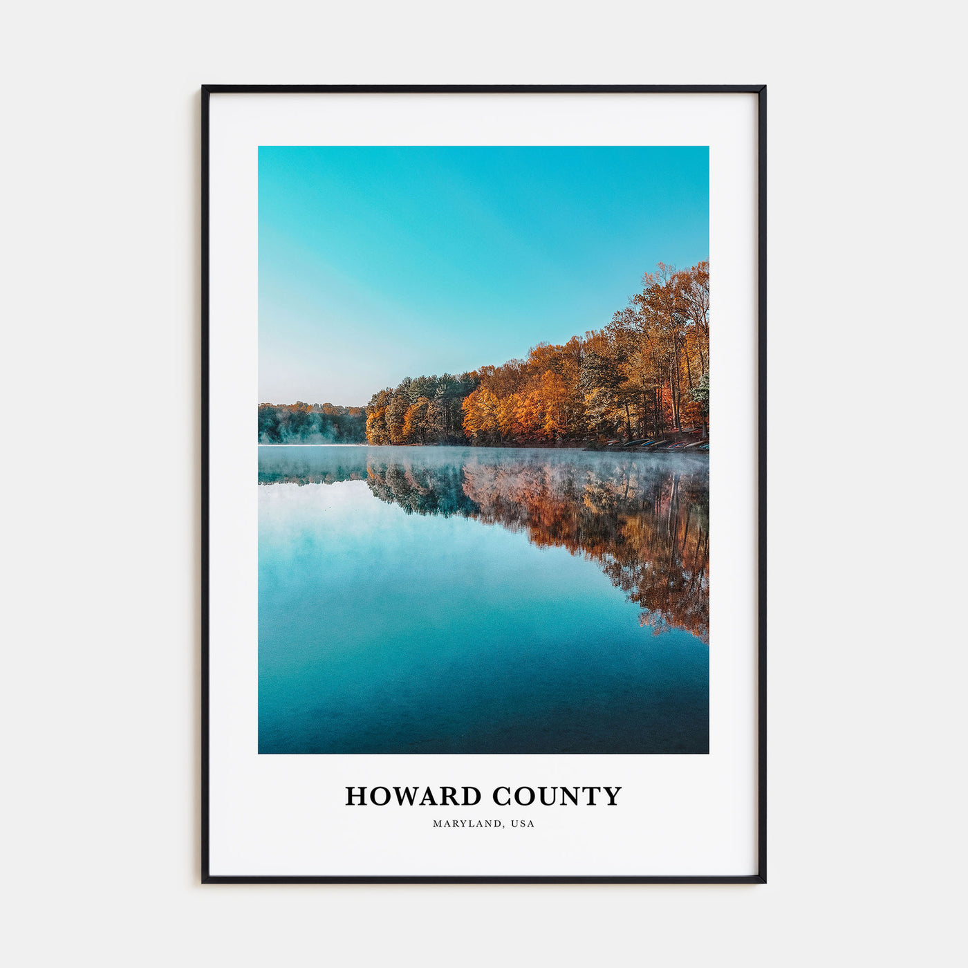 Howard County Portrait Color Poster