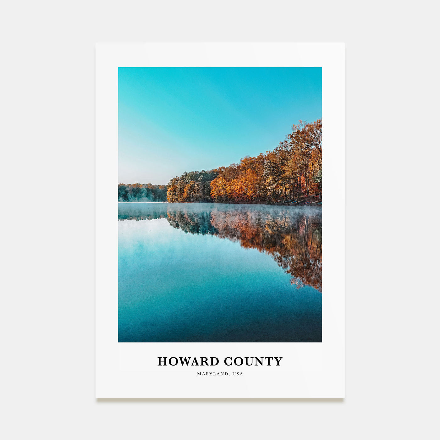 Howard County Portrait Color Poster